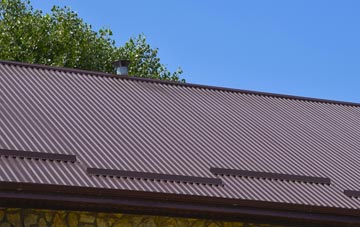 typical Erchless Castle corrugated roof uses