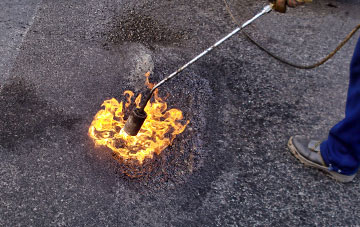 Erchless Castle flat roofing repairs