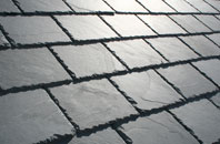Erchless Castle slate roof